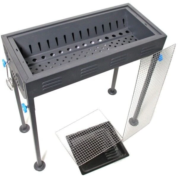 Barbecue Grill Stand Adjustable Height Bakeware.pk
