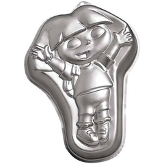 Silver Cartoon Cake Mold - Dora
