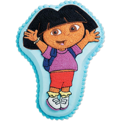 Silver Cartoon Cake Mold - Dora