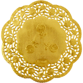 Doilies Baking Paper Mat Golden 9cm 3.5"