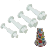 Plunge Cutter Heart - 4 Pcs