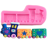 Silicone Small Cartoon Train