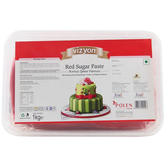 Red Fondant Sugar Paste 1Kg Pack