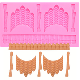 Curtain Lace Edge Silicone Mold