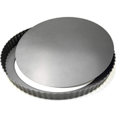 Pie Pan Removable Bottom Oval Shaped