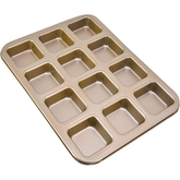 Nonstick Square Muffin Pan -12 Cavity