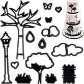 Park Tree Cookies Cutter Set