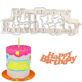 Happy Birthday Fondant Cutter