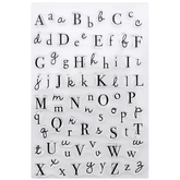 Multiple Style Alphabet Silicone Rubber Stamp