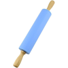 Silicone Rolling Pin With Wooden Handle