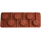 Silicone Lollipop Mold Flower Shape