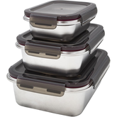 Stainless Steel Food Storage Container Set