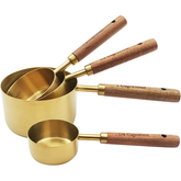 Golden Stainless Steel Measuring Cup
