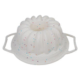 Silicone Bundt Cake Baking Pan with Handles 24cm