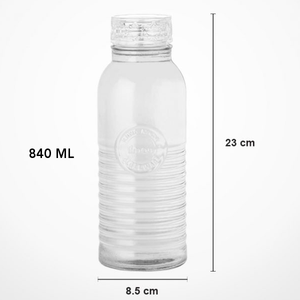 Limon Glass Water Bottle 840ml