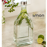 Limon Glass Bottle With Steel Lid 1 Ltr