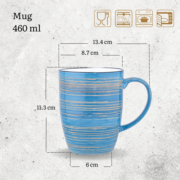 Wilmax Spiral Coffee/Tea Mug