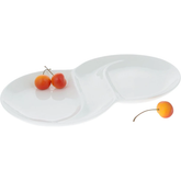 Wilmax Fine Porcelain Divided Dish