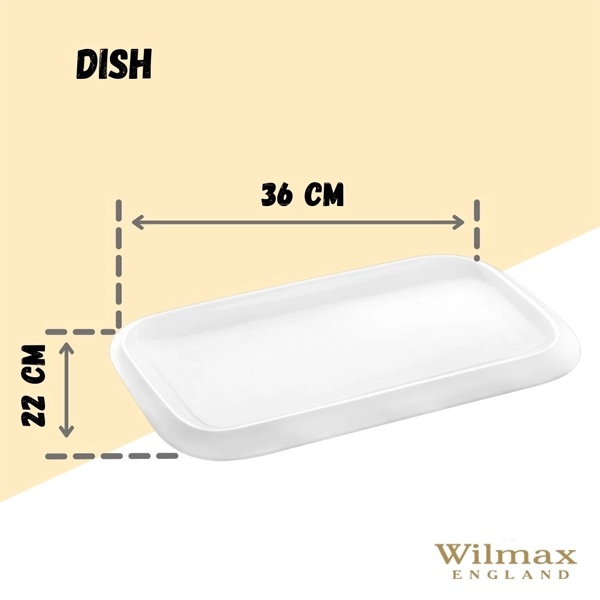 Wilmax Fine Porcelain Serving Dish 14"