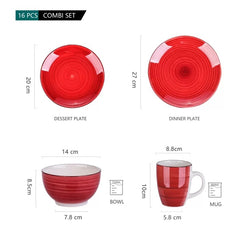Porcelain Dinner Set 16 Pcs