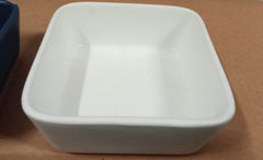 Porcelain Square Sauce Dipping Dishes 6 Pcs