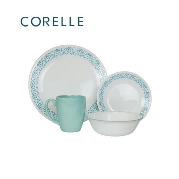 Corelle 16pc Dinner Set Bay Garden Bakeware.pk