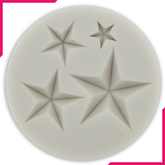 Silicone Fondant Mold Stars - bakeware bake house kitchenware bakers supplies baking