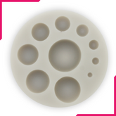 Silicone Fondant Mold Circles - bakeware bake house kitchenware bakers supplies baking