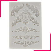 Silicone Fondant Mold European Style Lace - bakeware bake house kitchenware bakers supplies baking