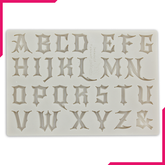 Silicone Fondant Mold Avenger Alphabets - bakeware bake house kitchenware bakers supplies baking