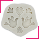 Silicone Fondant Mold Pigeon - bakeware bake house kitchenware bakers supplies baking