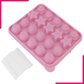 Silicone Lollipop Mold Multi Design - bakeware bake house kitchenware bakers supplies baking