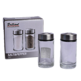 Brilliant Glassware Salt & Pepper Set - bakeware bake house kitchenware bakers supplies baking