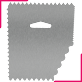 Stainless Steel Cake Scraper - bakeware bake house kitchenware bakers supplies baking