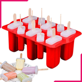 Silicone Popsicle Mold 12 Cavity - bakeware bake house kitchenware bakers supplies baking