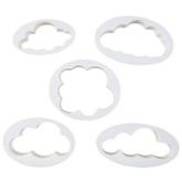 Fluffy Cloud Cutters 5Pcs - bakeware bake house kitchenware bakers supplies baking