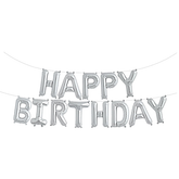 Happy Birthday Letter Foil Balloons - bakeware bake house kitchenware bakers supplies baking