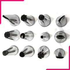 Decorating Tip Set 12 Pcs - bakeware bake house kitchenware bakers supplies baking