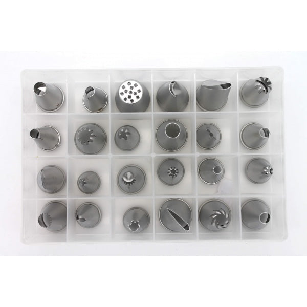 Decorating Tips/Nozzle Set 24 Pcs - bakeware bake house kitchenware bakers supplies baking
