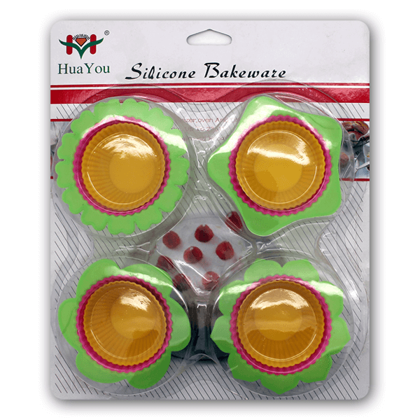 Silicone Flower Cupcake Molds - bakeware bake house kitchenware bakers supplies baking