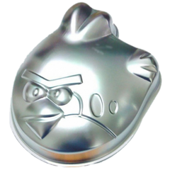 Silver Cartoon Angry Bird Cake Mold - bakeware bake house kitchenware bakers supplies baking