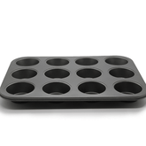 Muffin Tray 12 Muffins (Plain) - bakeware bake house kitchenware bakers supplies baking