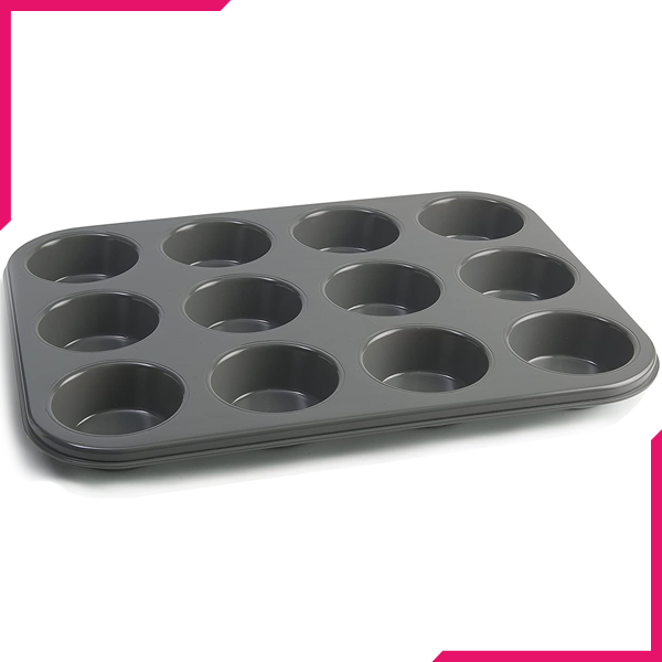 Muffin Tray 12 Muffins (Plain) - bakeware bake house kitchenware bakers supplies baking