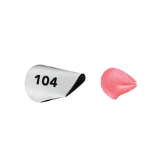 Wilton 104 Petal Decorating Tip - bakeware bake house kitchenware bakers supplies baking