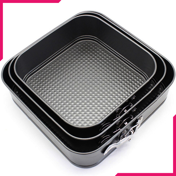 Cakepan Set Square 3 Pcs - bakeware bake house kitchenware bakers supplies baking
