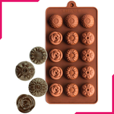 Chocolate Mold Flower 3 - bakeware bake house kitchenware bakers supplies baking