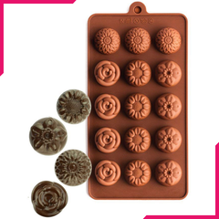 Chocolate Mold Flower 3 - bakeware bake house kitchenware bakers supplies baking