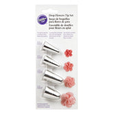 Wilton Drop Flower Tip Set - 4pcs - bakeware bake house kitchenware bakers supplies baking