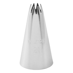 Wilton Open Star Decorating Tips #21 Carde - bakeware bake house kitchenware bakers supplies baking