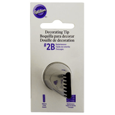 Wilton Basketweave Large Tip #2B Carded - bakeware bake house kitchenware bakers supplies baking